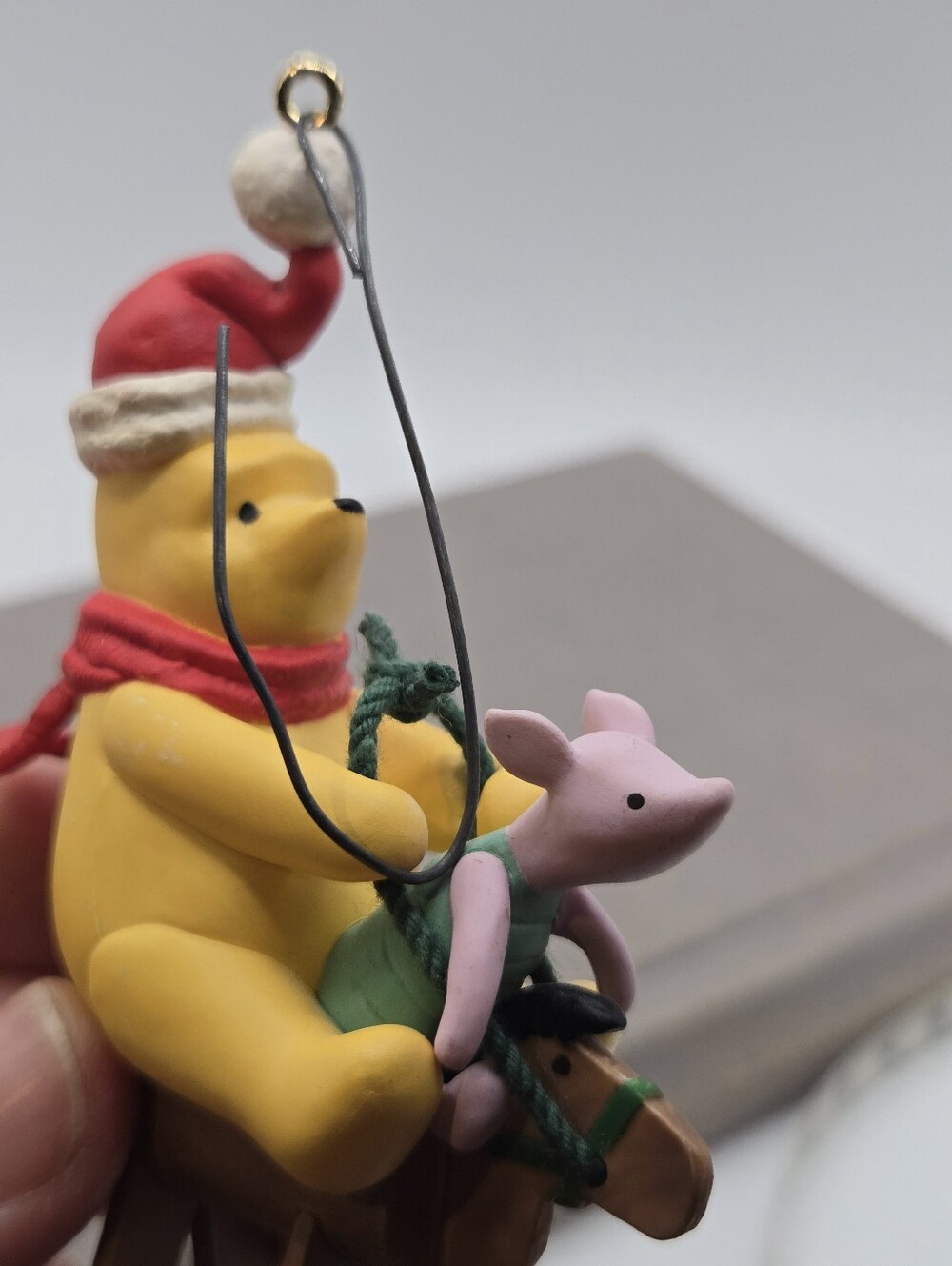 Winnie the Pooh “Piglet’s First Ride” Hallmark Keepsake Ornament Christmas 2002